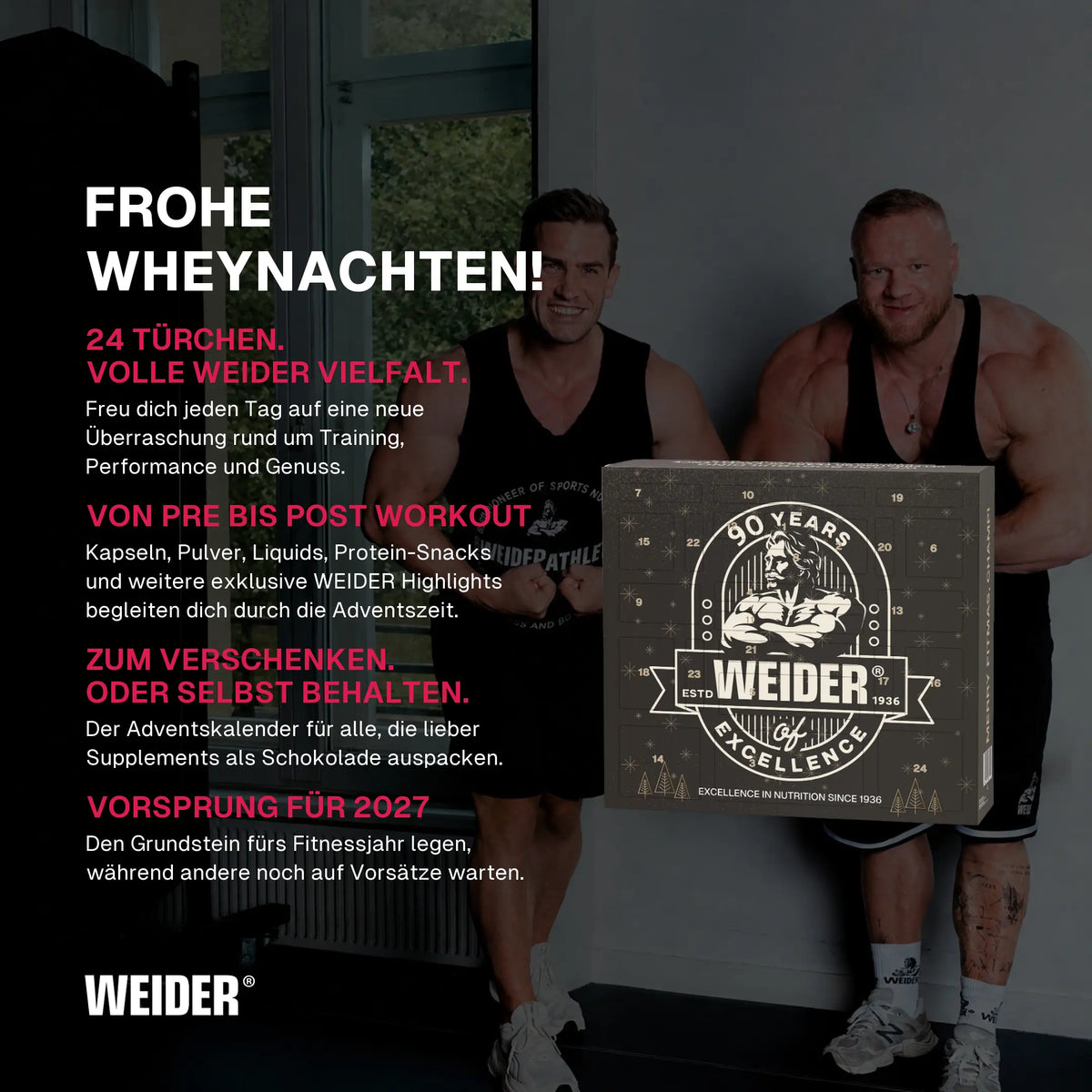 WEIDER Advent Calendar 2026